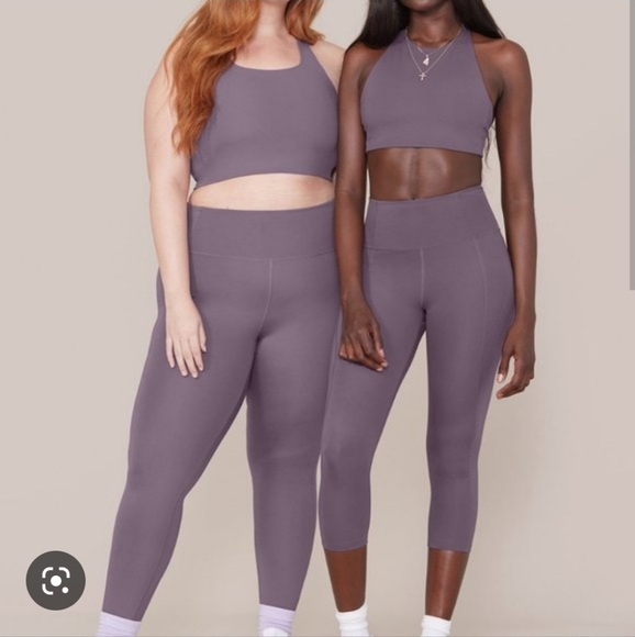 Girlfriend Collective dahlia leggings small capri - Picture 3 of 3